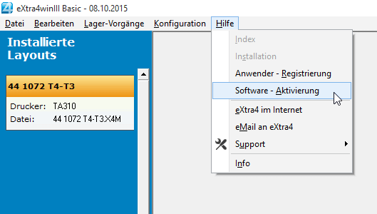 Aktivierung auswaehlen