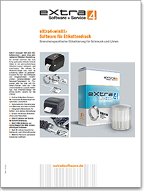 Prospekt Edelstein-Management-Software eXtra4<gemID> Titel winIII software