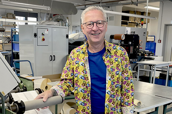 Wolfgang Wochele 25 Jahre in eXtra4 Produktion Betriebsjubilar Wolfgang Wochele