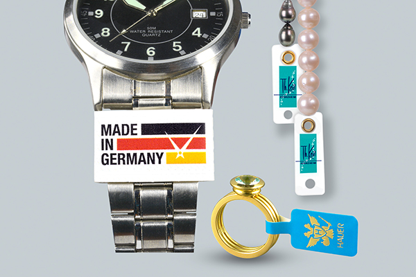 Expertise für Etikettierung bei Schmuck, Uhren und Edelsteinen Alles aus einer Hand für die Branche bei eXtra4