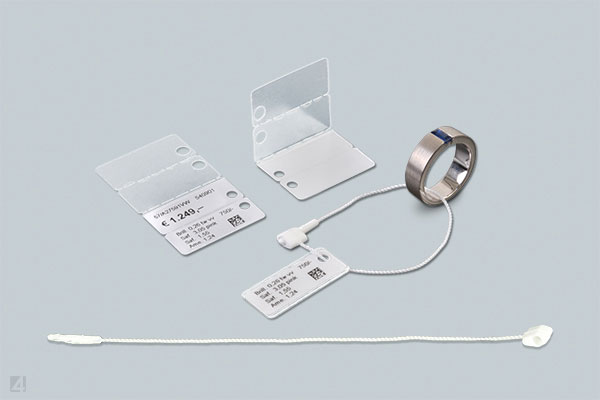 Sicherheitsfaden für Anhänge-Etiketten