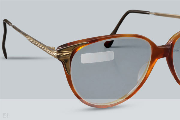 Brillenglas-Etiketten