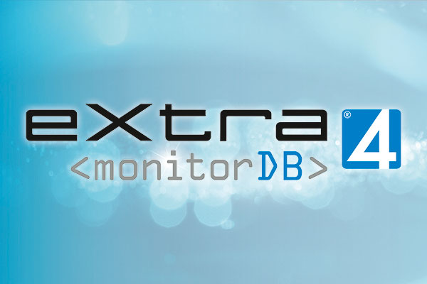 Logo Software eXtra4<monitorDB> Logo-Screen für Software <eXtra4 monitorDB>