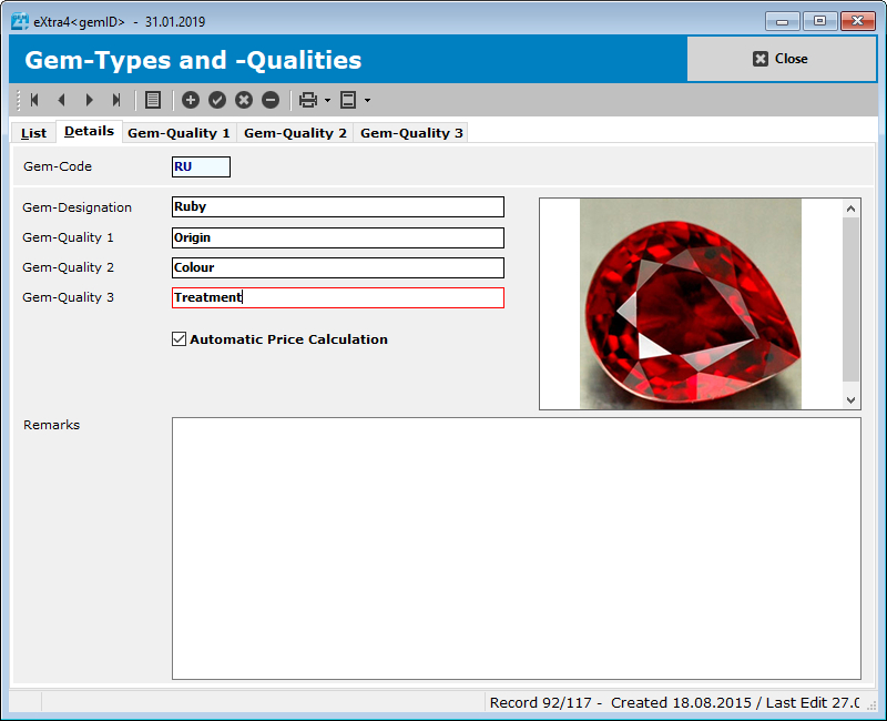 gemtypes - Qualities